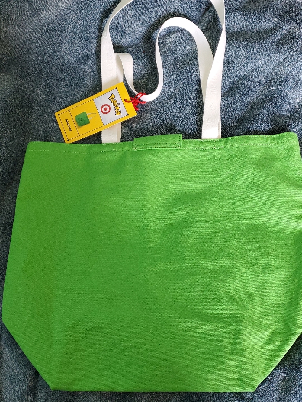 Pokemon x Target Bulbasaur Green Foldable All-in Tote Bag - Picture 6 of 9